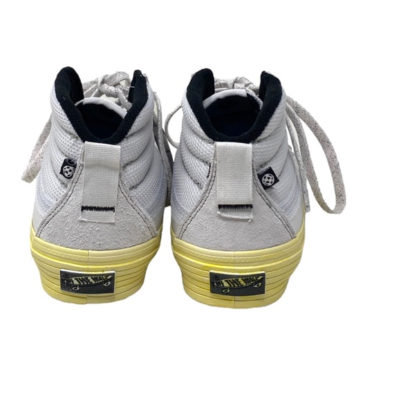 VANS Sk8-Hi Notchback Split VR3 Shoes Women Canvas Light Gray Suede VN0A5FBHLTG - Picture 5 of 8